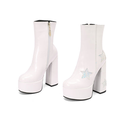 Vintage inspirierte Orthopädische Stiefel