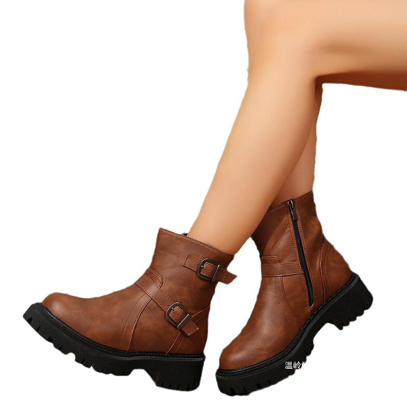 Klassische Orthopädische Stiefel mit zeitlosem Stil