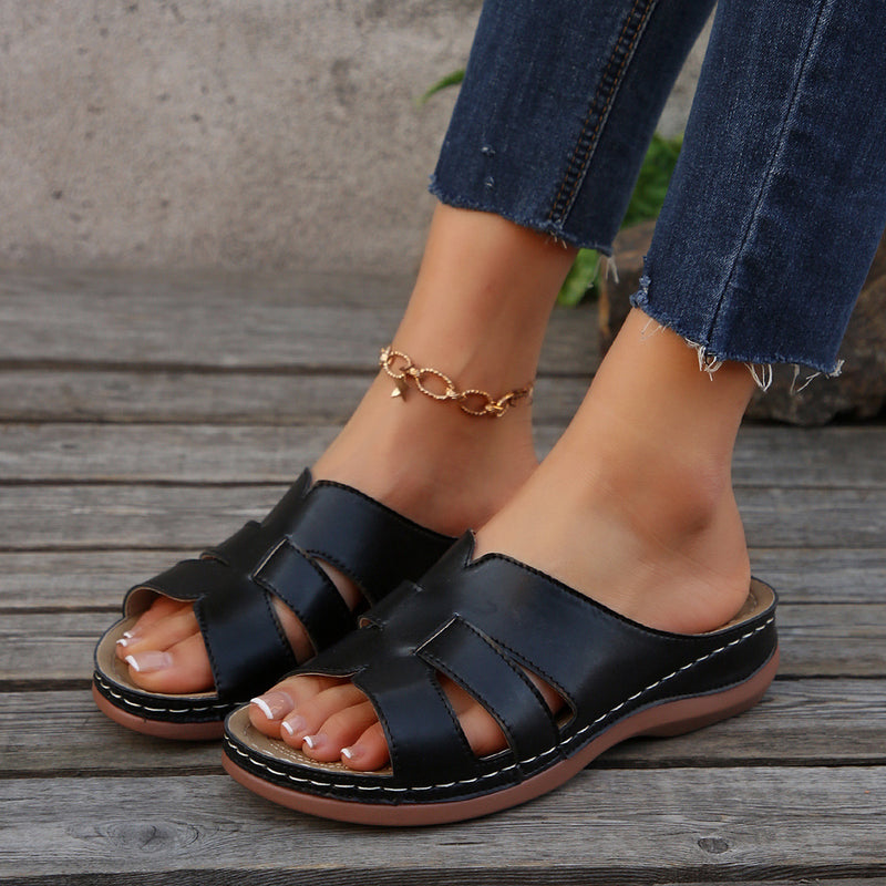 Vintage inspirierte Orthopädische Sandalen