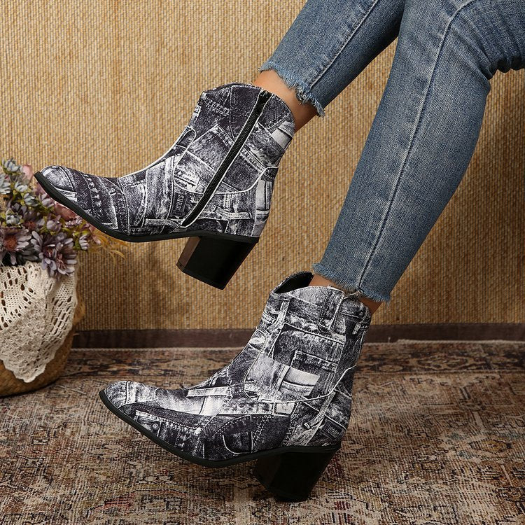 Vintage inspirierte Orthopädische Stiefel