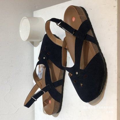 Klassische Orthopädische Sandalen mit zeitlosem Stil