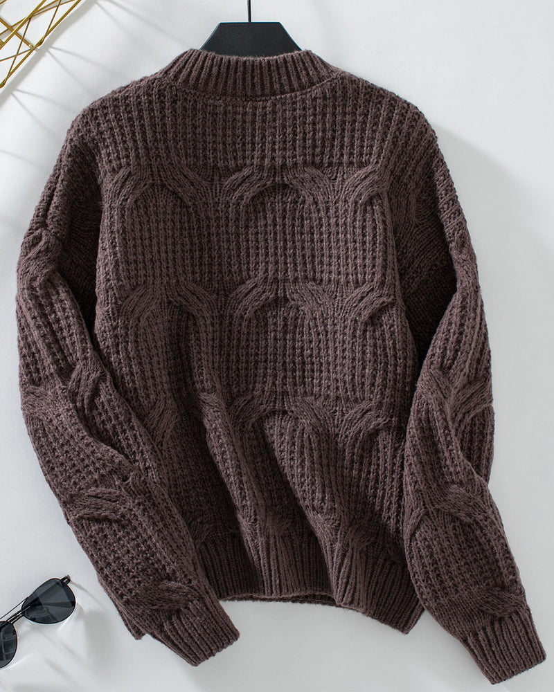 Zeitloser Vintage-Stil Pullover