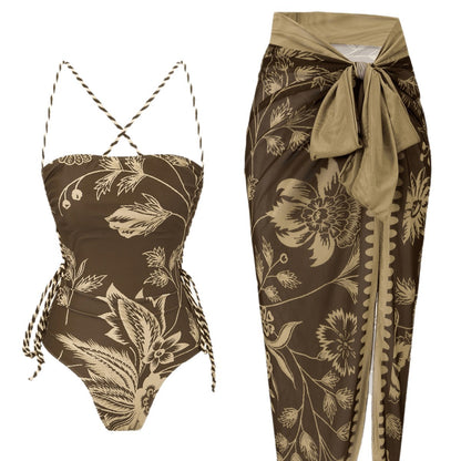 Beautifully Finished Bathing Suit in a Timeless Design