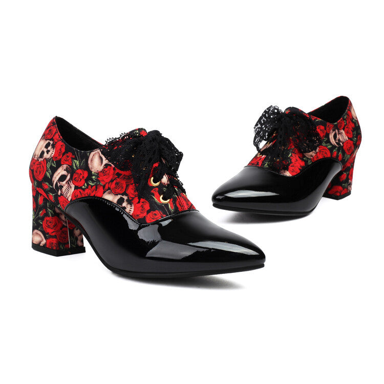 Vintage inspirierte Orthopädische Absatzschuhe