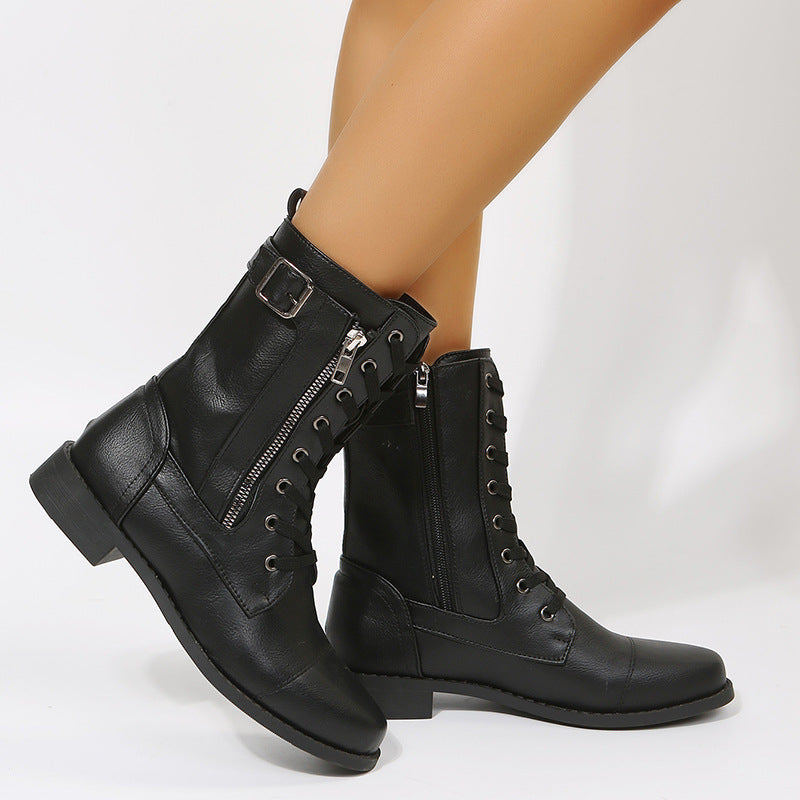 Vintage inspirierte Orthopädische Stiefel