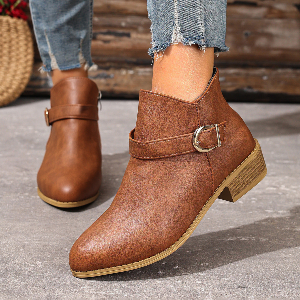 Klassische Orthopädische Stiefel mit zeitlosem Stil