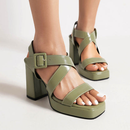 Vintage inspirierte Orthopädische Sandalen