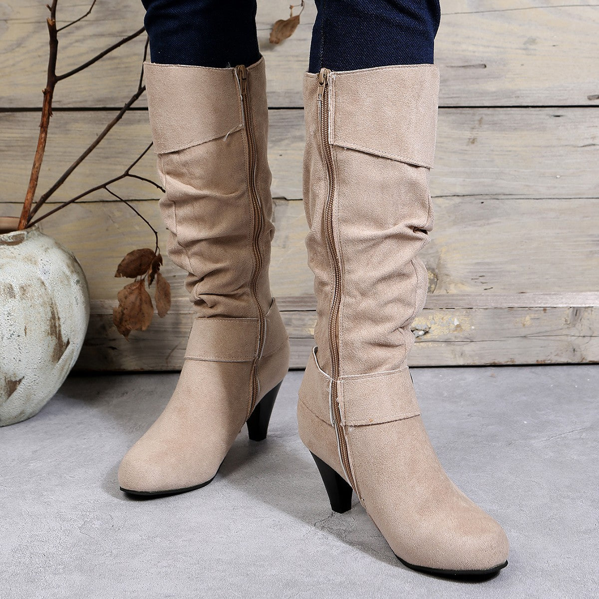 Vintage inspirierte Orthopädische Stiefel