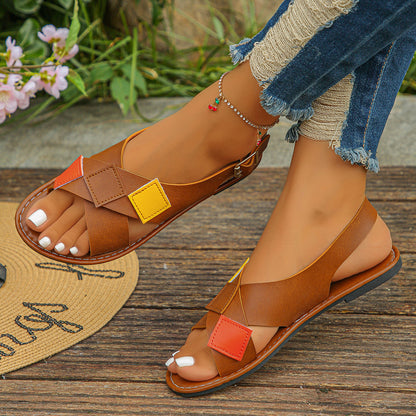 Vintage inspirierte Orthopädische Sandalen