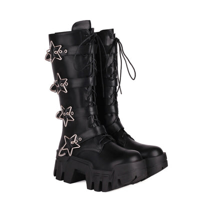 Vintage inspirierte Orthopädische Stiefel