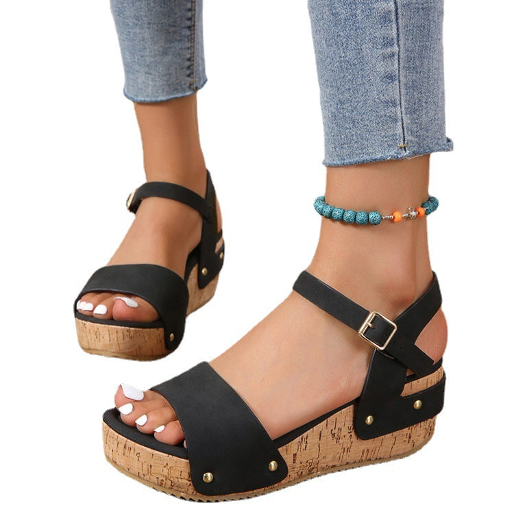 Vintage inspirierte Orthopädische Sandalen