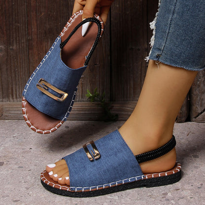 Vintage inspirierte Orthopädische Sandalen