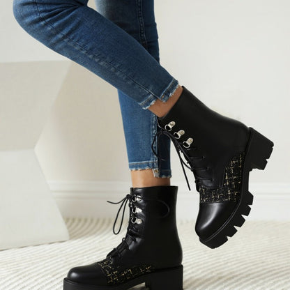 Vintage inspirierte Orthopädische Stiefel