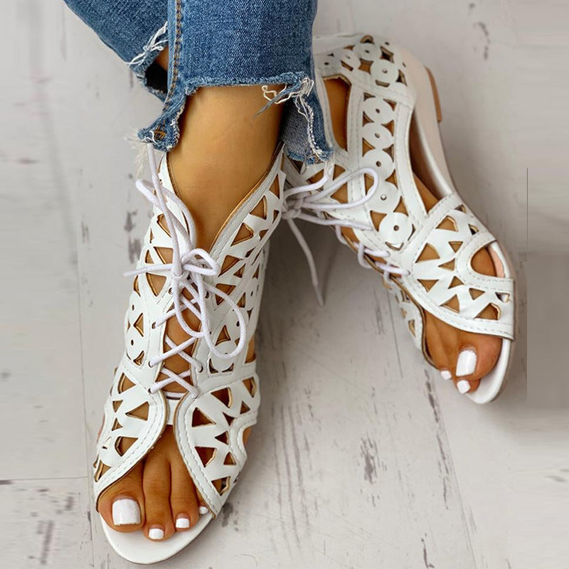 Vintage inspirierte Orthopädische Sandalen