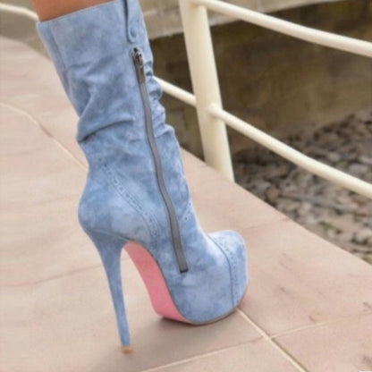 Anmutige orthopädische Stiefel für einen modernen Look