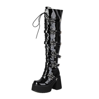 Klassische Orthopädische Stiefel mit zeitlosem Stil