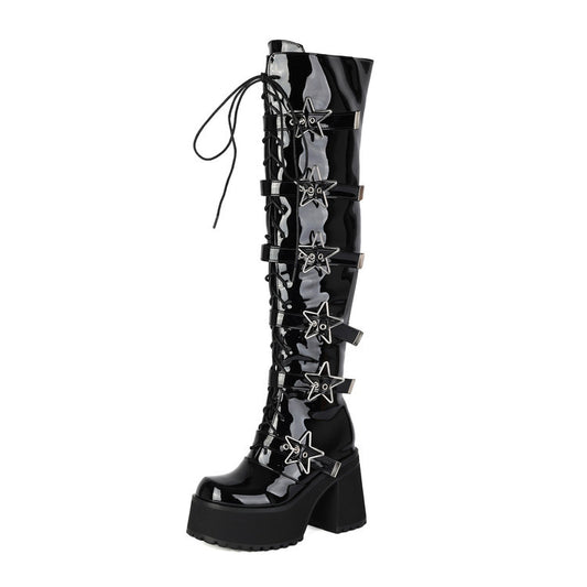 Klassische Orthopädische Stiefel mit zeitlosem Stil