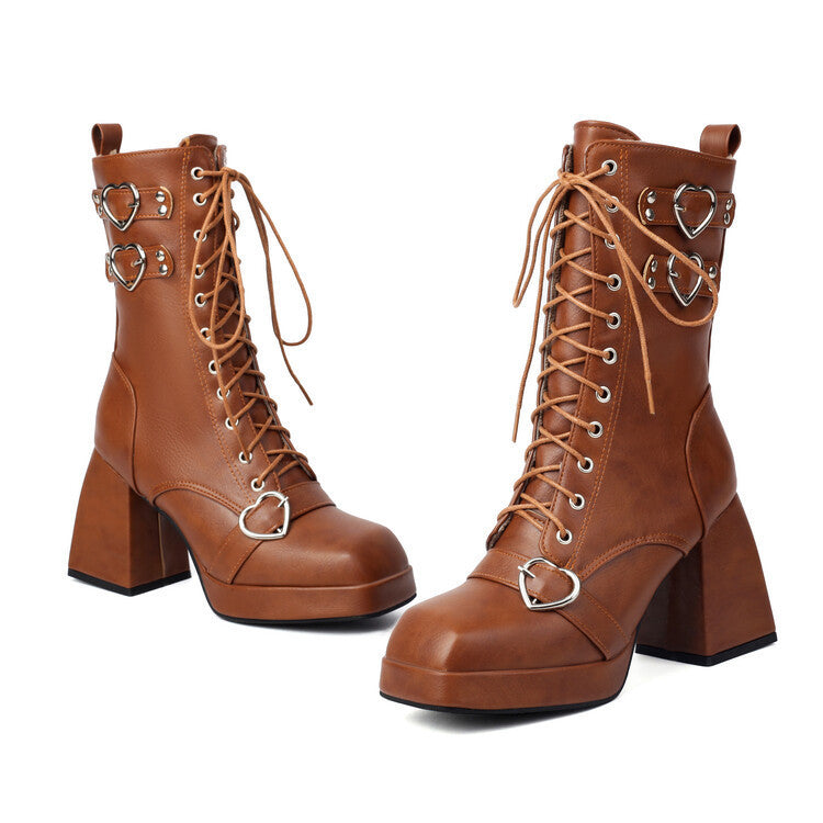 Vintage inspirierte Orthopädische Stiefel