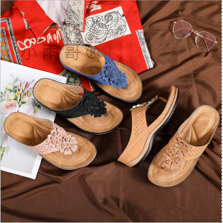 Vintage inspirierte Orthopädische Sandalen