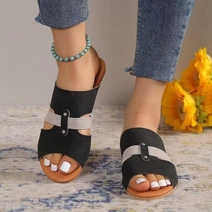Vintage inspirierte Orthopädische Sandalen