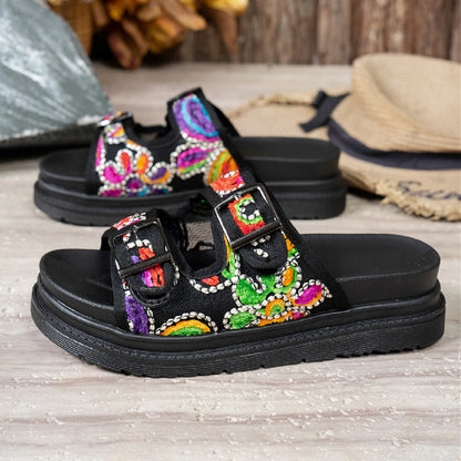 Klassische Orthopädische Sandalen mit zeitlosem Stil
