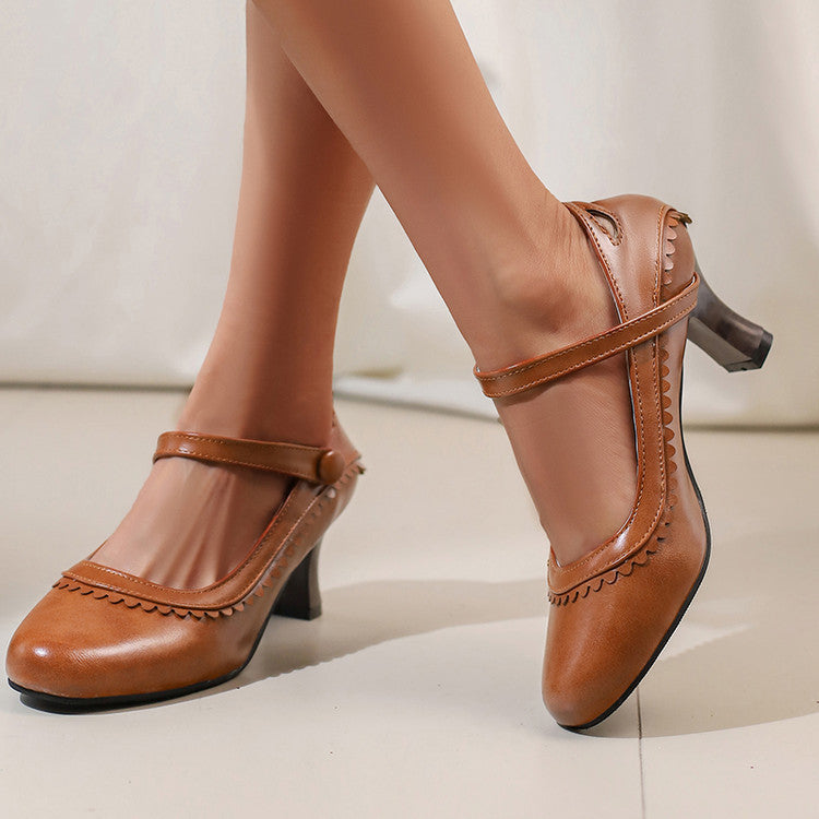 Vintage inspirierte Orthopädische Absatzschuhe
