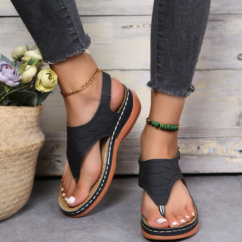 Vintage inspirierte Orthopädische Sandalen