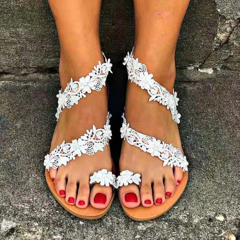 Vintage inspirierte Orthopädische Sandalen