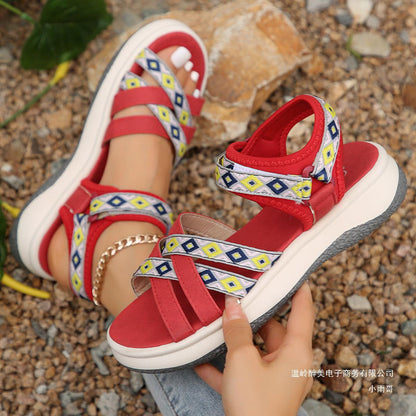Vintage inspirierte Orthopädische Sandalen