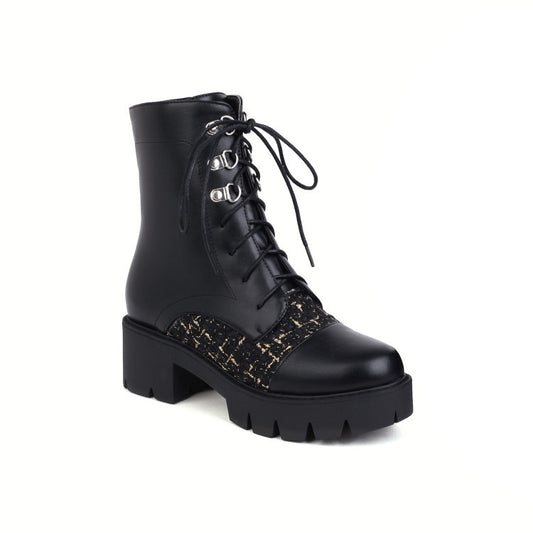 Vintage inspirierte Orthopädische Stiefel