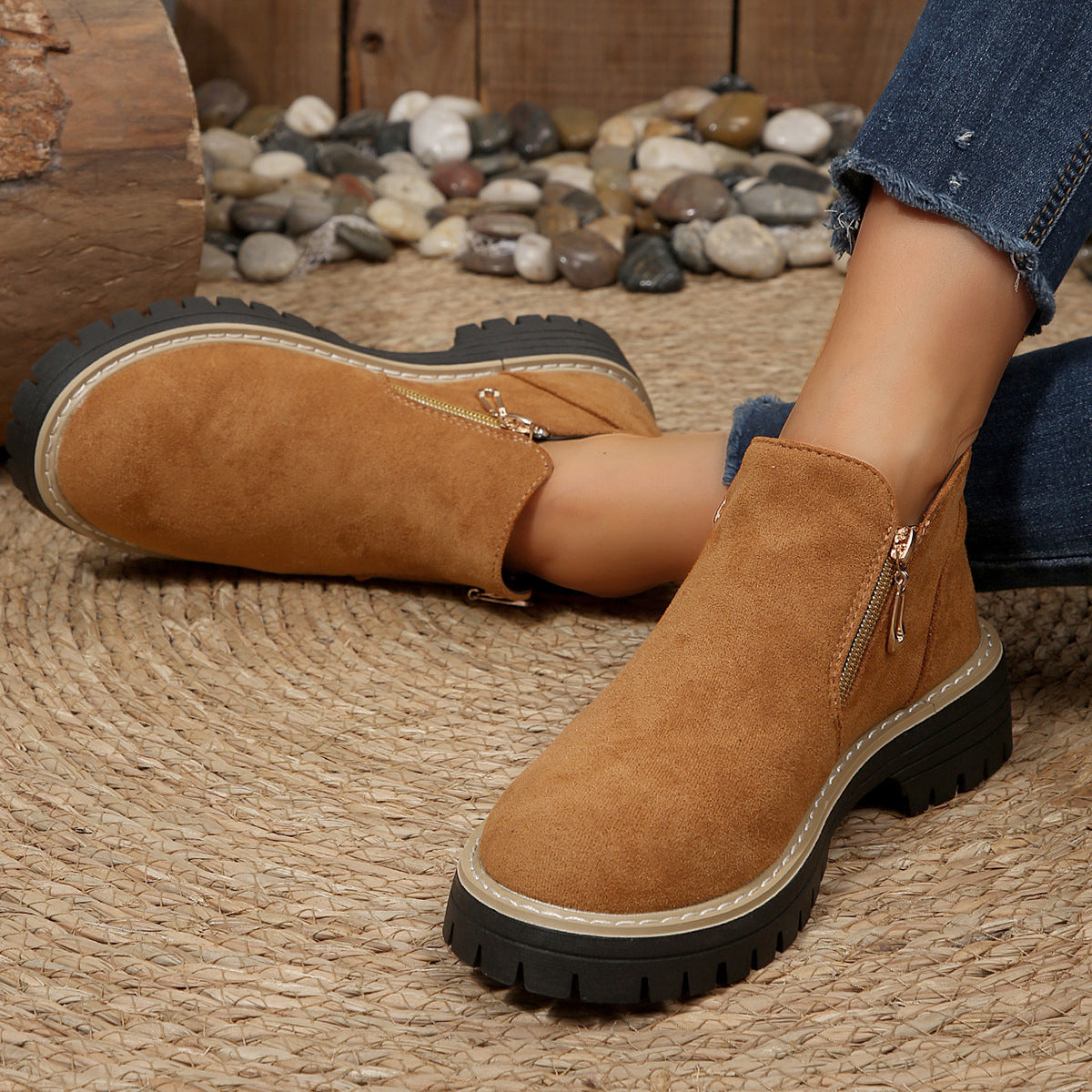 Vintage inspirierte Orthopädische Stiefel