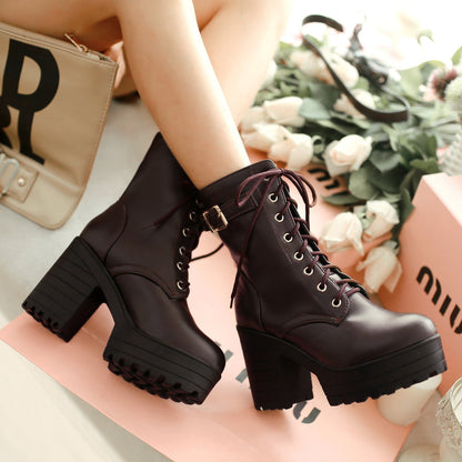 Vintage inspirierte Orthopädische Stiefel