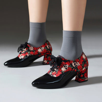 Vintage inspirierte Orthopädische Absatzschuhe
