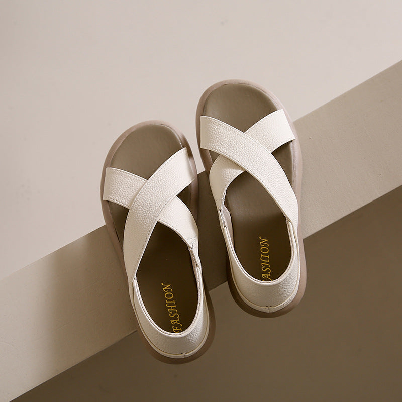 Klassische Orthopädische Sandalen mit zeitlosem Stil
