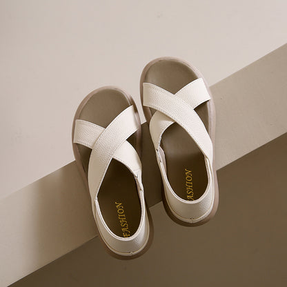 Klassische Orthopädische Sandalen mit zeitlosem Stil