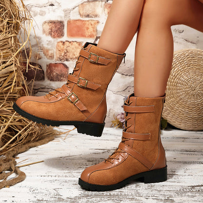 Vintage inspirierte Orthopädische Stiefel