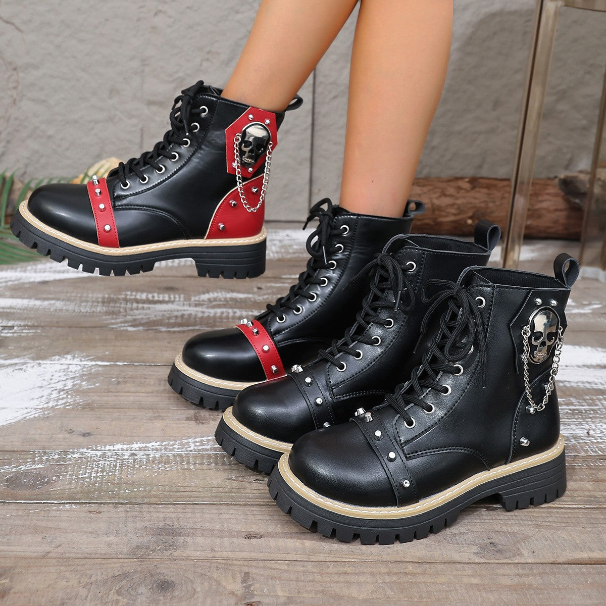 Schicke Orthopädische Stiefel mit einzigartigem Design