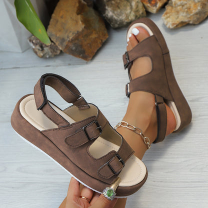 Klassische Orthopädische Sandalen mit zeitlosem Stil
