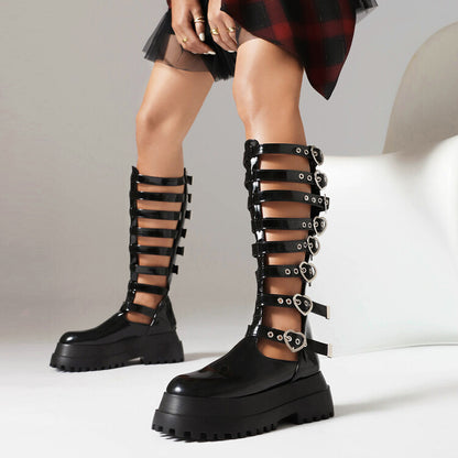 Vintage inspirierte Orthopädische Stiefel