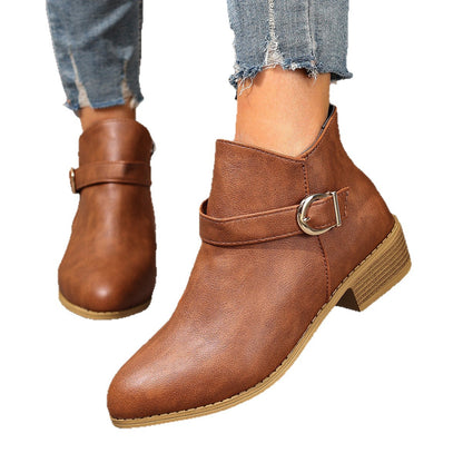 Klassische Orthopädische Stiefel mit zeitlosem Stil