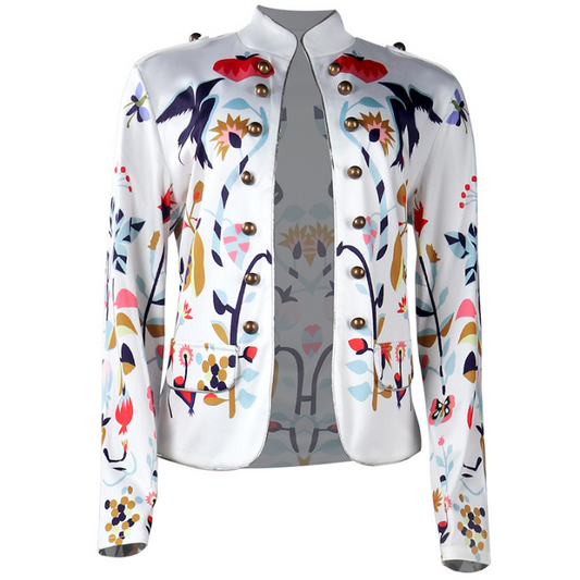 MW | Bedruckter Zweireiher Blazer