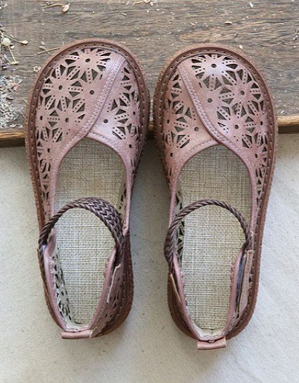 MW | Floraler Ausschnitt Slipper Schuhe