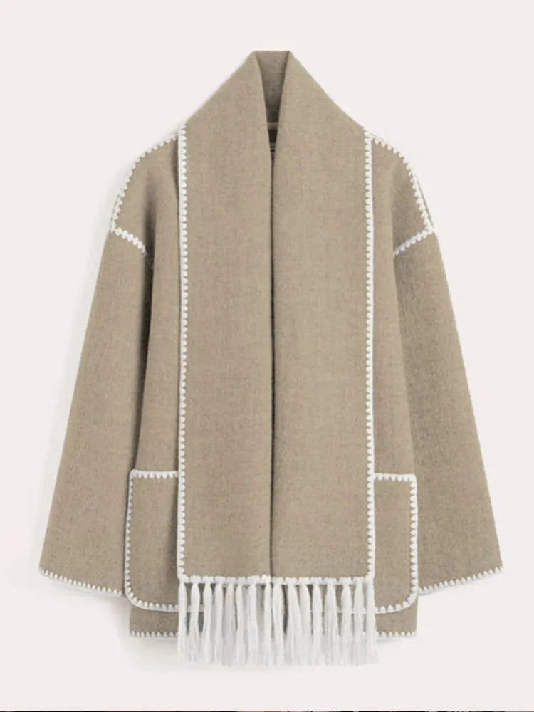 MW | Stylischer warmer Schal und Jacke