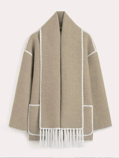 MW | Stylischer warmer Schal und Jacke