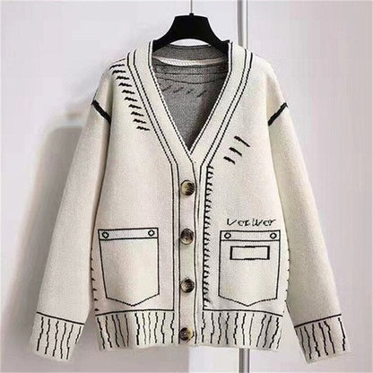 MW | Aussagekräftige und isolierte Strickjacke
