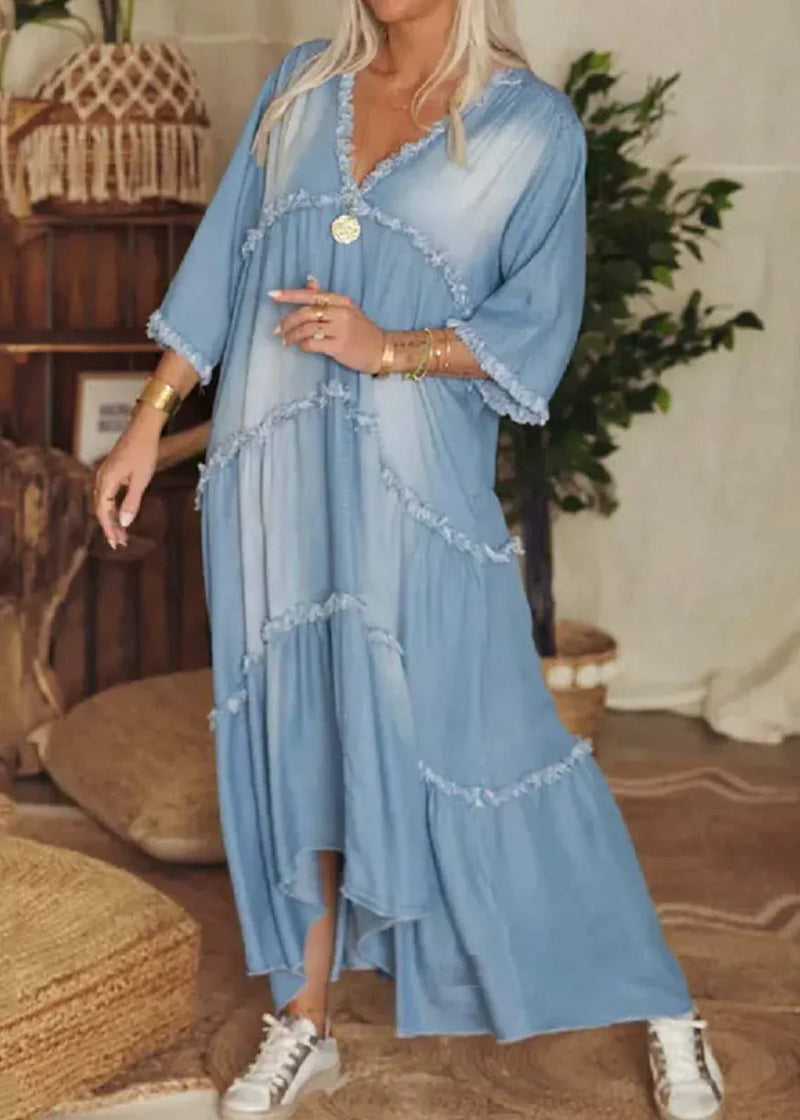 MW | Langes Kleid aus Denim