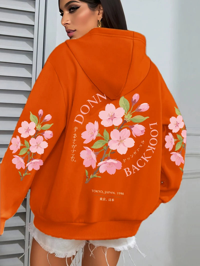 Schlicht und elegant Kapuzenpullover