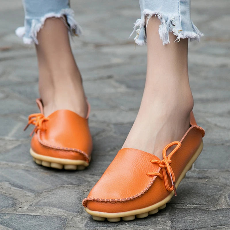 Modische und stützende orthopädische Ballerinas
