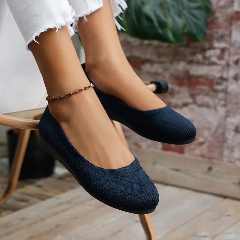 Modische und stützende orthopädische Ballerinas