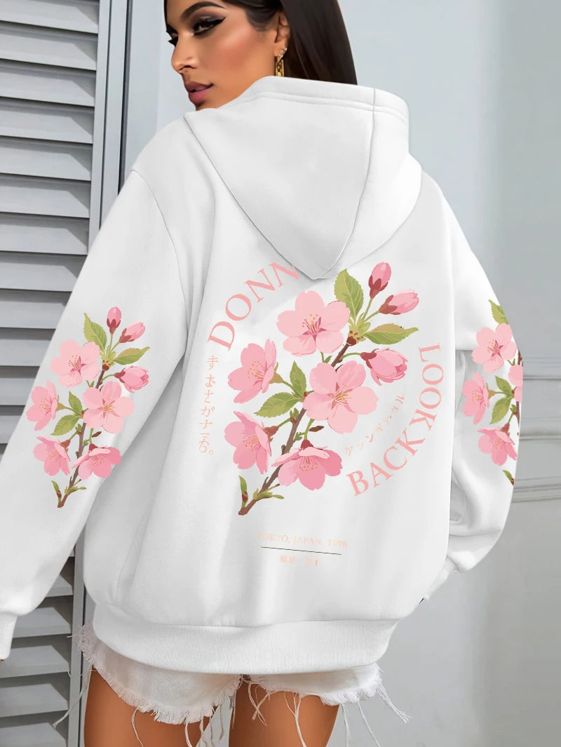 Schlicht und elegant Kapuzenpullover